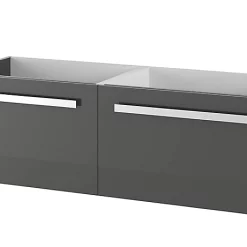 Castorama Meuble Sous Vasque à Suspendre Belice Gris 140 Cm