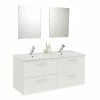 Castorama Meuble Sous Vasque à Suspendre Blanc Pyxis 120 Cm + 2 Miroirs 2 Castorama Meuble Sous Vasque à Suspendre Blanc Pyxis 120 Cm + 2 Miroirs -castorama Soldes meuble sous vasque a suspendre blanc pyxis 120 cm 2 miroirs5059340400617 01c FR CF