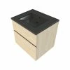 Castorama Meuble Sous Vasque à Suspendre Calao Aspect Chêne Naturel 60 Cm + Plan Vasque En Résine Noir -castorama Soldes meuble sous vasque a suspendre calao aspect chene naturel 60 cm plan vasque en resine noir3663602386896 01c FR CF