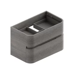 Castorama Meuble Sous Vasque à Suspendre Cooke & Lewis Voluto Bois Grisé 85 Cm