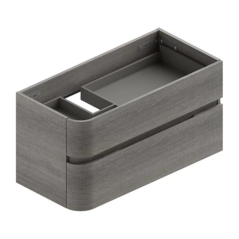 Castorama Meuble Sous Vasque à Suspendre Cooke & Lewis Voluto Bois Grisé Version Gauche 105 Cm 3 Castorama Meuble Sous Vasque à Suspendre Cooke & Lewis Voluto Bois Grisé Version Gauche 105 Cm