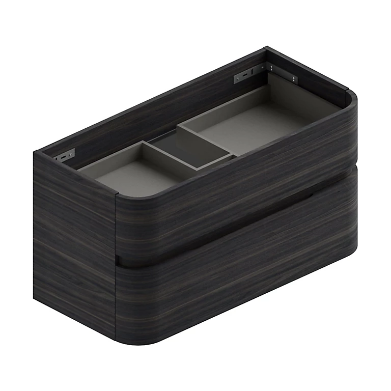 Castorama Meuble Sous Vasque à Suspendre Cooke & Lewis Voluto Décor Noyer Foncé Version Centrale 105 Cm 3 Castorama Meuble Sous Vasque à Suspendre Cooke & Lewis Voluto Décor Noyer Foncé Version Centrale 105 Cm