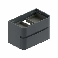 Castorama Meuble Sous Vasque à Suspendre Cooke & Lewis Voluto Gris Anthracite 85 Cm