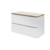 Castorama Meuble Sous Vasque à Suspendre GoodHome Imandra Blanc 100 Cm + Plan De Toilette Hartland 183 Cm (à Redécouper) -castorama Soldes meuble sous vasque a suspendre goodhome imandra blanc 100 cm plan de toilette hartland 183 cm a redecouper 3663602175926 01c