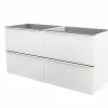 Castorama Meuble Sous Vasque à Suspendre GoodHome Imandra Blanc 120 Cm -castorama Soldes meuble sous vasque a suspendre goodhome imandra blanc 120 cm3663602932901 01c