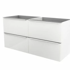 Castorama Meuble Sous Vasque à Suspendre GoodHome Imandra Blanc 120 Cm
