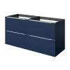 Castorama Meuble Sous Vasque à Suspendre GoodHome Imandra Bleu Nuit Mat L. 120 X H. 60 X P. 45 Cm
