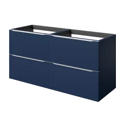 Castorama Meuble Sous Vasque à Suspendre GoodHome Imandra Bleu Nuit Mat L. 120 X H. 60 X P. 45 Cm