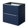 Castorama Meuble Sous Vasque à Suspendre GoodHome Imandra Bleu Nuit Mat L. 60 X H. 60 X P. 45 Cm