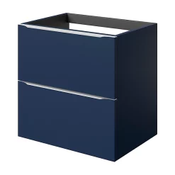 Castorama Meuble Sous Vasque à Suspendre GoodHome Imandra Bleu Nuit Mat L. 60 X H. 60 X P. 45 Cm