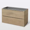 Castorama Meuble Sous Vasque à Suspendre GoodHome Imandra Bois Chêne 100 Cm