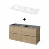 Castorama Meuble Sous Vasque à Suspendre GoodHome Imandra Bois Chêne 120 Cm + Plan Vasque Lana -castorama Soldes meuble sous vasque a suspendre goodhome imandra bois chene 120 cm plan vasque lana3663602249436 07CF