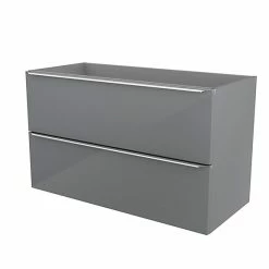 Castorama Meuble Sous Vasque à Suspendre GoodHome Imandra Gris 100 Cm