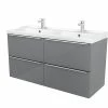 Castorama Meuble Sous Vasque à Suspendre GoodHome Imandra Gris 120 Cm + Plan Vasque Nira -castorama Soldes meuble sous vasque a suspendre goodhome imandra gris 120 cm plan vasque nira3663602176145 01CF