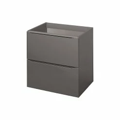 Castorama Meuble Sous Vasque à Suspendre GoodHome Imandra Gris Taupé 60 Cm