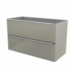 Castorama Meuble Sous Vasque à Suspendre GoodHome Imandra Taupe 100 Cm