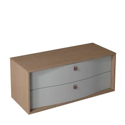 Castorama Meuble Sous Vasque à Suspendre Havana Grège Mat 2 Tiroirs 120 Cm