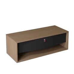 Castorama Meuble Sous Vasque à Suspendre Havana Noir Mat 1 Tiroir 120 Cm