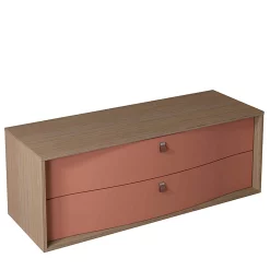 Castorama Meuble Sous Vasque à Suspendre Havana Terracotta Mat 2 Tiroirs 140 Cm