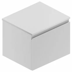 Castorama Meuble Sous Vasque à Suspendre Pura Blanc Mat 60 Cm + Plan De Toilette