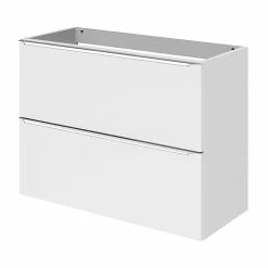 Castorama Meuble Sous Vasque Faible Profondeur à Suspendre GoodHome Imandra Blanc Brillant L. 80 X H. 60 X P. 36 Cm