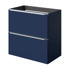 Castorama Meuble Sous Vasque Faible Profondeur à Suspendre GoodHome Imandra Bleu Nuit Mat L. 60 X H. 60 X P. 36 Cm