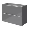 Castorama Meuble Sous Vasque Faible Profondeur à Suspendre GoodHome Imandra Gris Brillant L. 80 X H. 60 X P. 36 Cm -castorama Soldes meuble sous vasque faible profondeur a suspendre goodhome imandra gris brillant l 80 x h 60 x p 36 cm5059340393087 01c