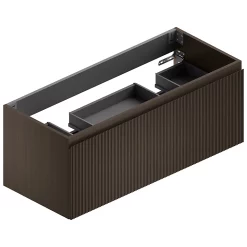 Castorama Meuble Sous Vasque Finition Noyer 120 Cm Pura Adapté Pour 2 Vasques