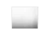 Castorama Miroir éclairant LED Cadre Blanc Pura H. 75 X L. 90 Cm