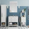 Castorama Miroir GoodHome Perma Blanc 100 X 70 Cm