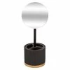 Castorama Miroir Grossissant Avec Pot Organiseur à Maquillage Modern Charbon