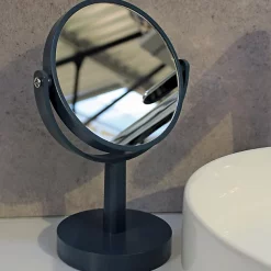 Castorama Miroir Grossissant En Plastique Bleu Nuit Mael Norasia