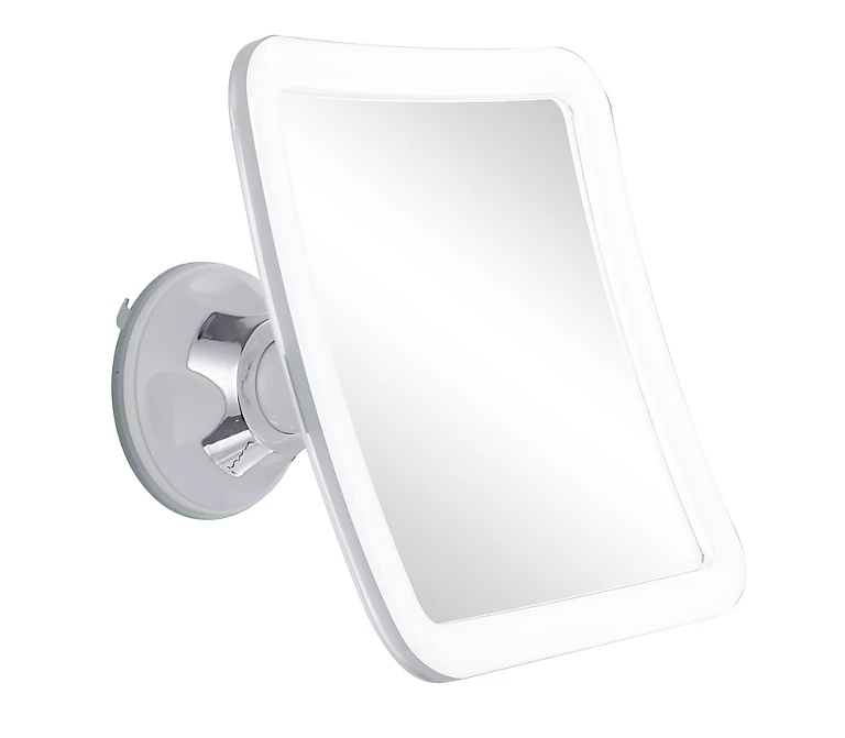 Castorama Miroir Lumineux à Ventouse éclairage LED Carré MPGlass Coloris Blanc Et Gris L.16 X L.16 Cm 3 Castorama Miroir Lumineux à Ventouse éclairage LED Carré MPGlass Coloris Blanc Et Gris L.16 X L.16 Cm