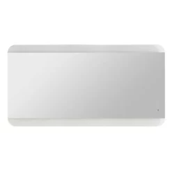 Castorama Miroir Lumineux éclairage LED Rectangulaire Vague Coloris Gris L.136 X H.70 Cm