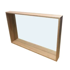 Castorama Miroir Non Lumineux Rectangulaire Harmon Coloris Chêne L.120 X P.13 X H.80 Cm