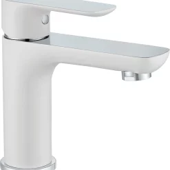 Castorama Mitigeur De Lavabo Chromé Blanc Edouard Rousseau Milk