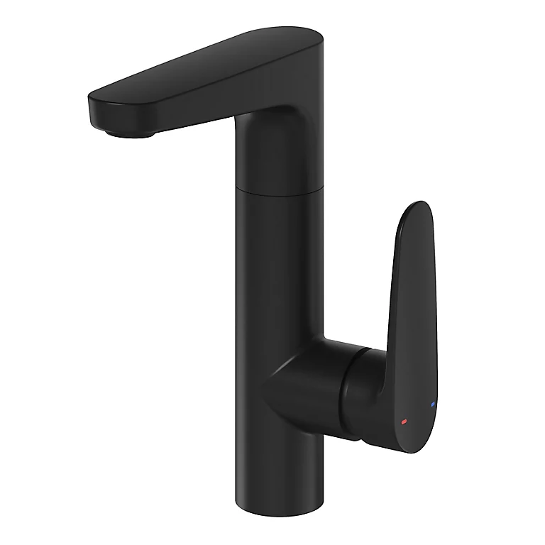 Castorama Mitigeur De Lavabo Noir Pivotant GoodHome Cavally L 3 Castorama Mitigeur De Lavabo Noir Pivotant GoodHome Cavally L