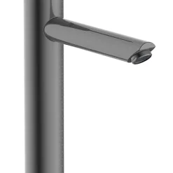 Castorama Mitigeur Lavabo Essebagno Deco Avec Vidage En Laiton Coloris Gun Métal Modèle Haut