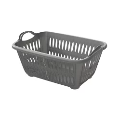 Castorama Panier à Linge Glomma Capacité 41,5 Litres Coloris Graphite En Polypropylène L.62,5 X L.44,5 X H.27,5 Cm