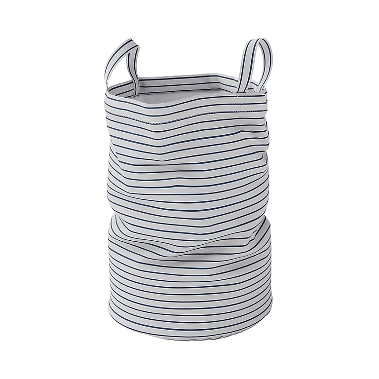 Castorama Panier à Linge GoodHome Islay Capacité 45 Litres Coloris Bleu En Coton Ø34 X H.52 Cm 3 Castorama Panier à Linge GoodHome Islay Capacité 45 Litres Coloris Bleu En Coton Ø34 X H.52 Cm