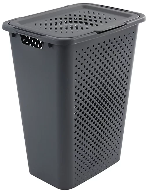 Castorama Panier à Linge Sundis Pixel Capacité 50 Litres Coloris Gris En Polypropylène Recyclé L.40 X L.25 X H.53 Cm -castorama Soldes panier a linge sundis pixel capacite 50 litres coloris gris en polypropylene recycle l 40 x l 25 x h 53 cm3234530011435 01c FR CF