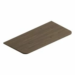 Castorama Plan De Toilette En Mélaminé Décor Noyer Alba 104,5 Cm