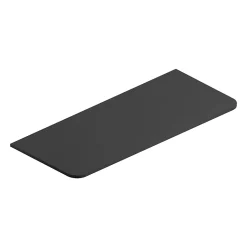 Castorama Plan De Toilette En Mélaminé Noir Mat Alba 119,5 Cm