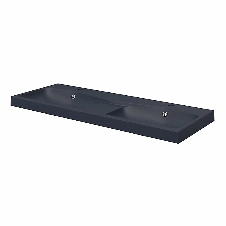 Castorama Plan Double Vasque Noir GoodHome Mila 120 Cm 3 Castorama Plan Double Vasque Noir GoodHome Mila 120 Cm