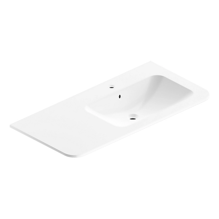 Castorama Plan Simple Vasque à Droite à Encastrer Résine Blanc Brillant Alba 106 Cm 3 Castorama Plan Simple Vasque à Droite à Encastrer Résine Blanc Brillant Alba 106 Cm