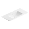 Castorama Plan Simple Vasque à Encastrer Résine Blanc Mat Alba Version Centre 106 Cm -castorama Soldes plan simple vasque a encastrer resine blanc mat alba version centre 106 cm8056098185817 01c FR CF
