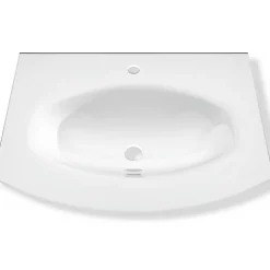 Castorama Plan Simple Vasque Vague En Verre Blanc L.69 X P.52 Cm