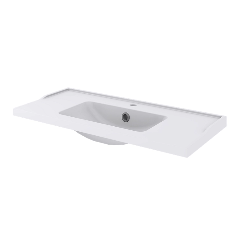 Castorama Plan Vasque Blanc GoodHome Lana 100 Cm 3 Castorama Plan Vasque Blanc GoodHome Lana 100 Cm