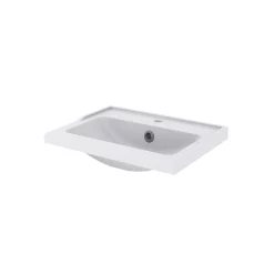 Castorama Plan Vasque Blanc GoodHome Lana 60 Cm