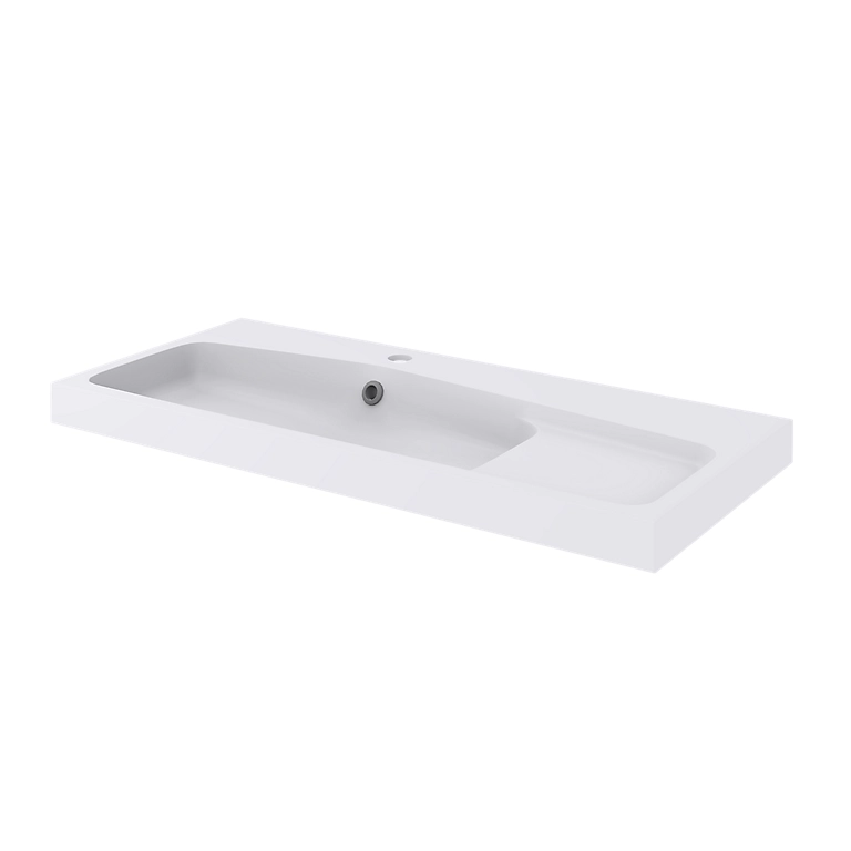 Castorama Plan Vasque Blanc GoodHome Mila 100 Cm 3 Castorama Plan Vasque Blanc GoodHome Mila 100 Cm